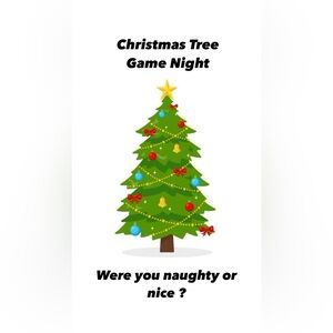 CHRISTMAS TREE GAME NIGHT 🌲🌲🌲